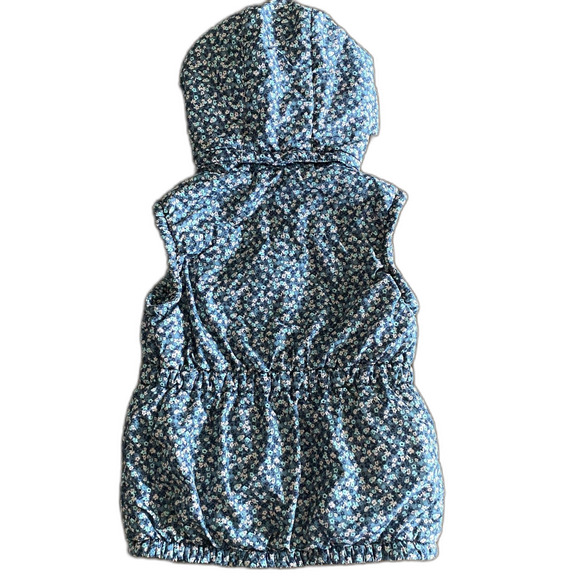 H&M Floral Hooded Vest Girls' 7-8Y - Picture 2 of 12